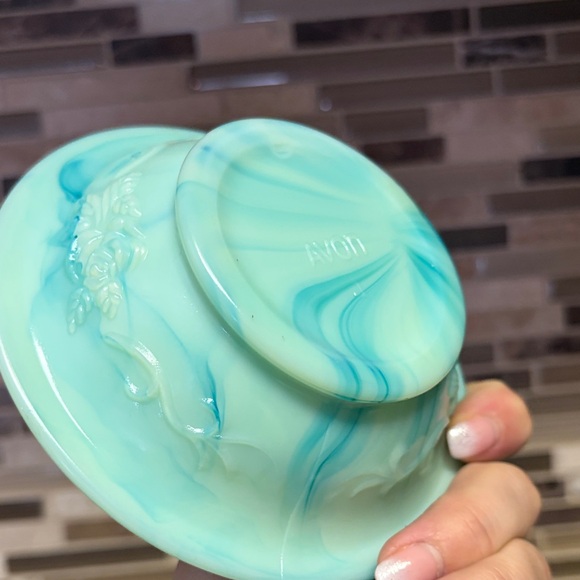 Avon Vintage Jade Mini Pitcher and Basin - Picture 12 of 14